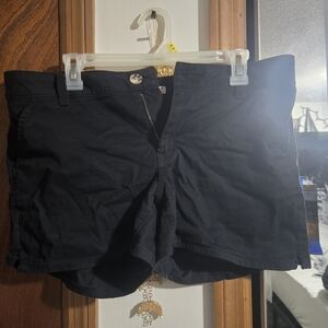 SO Women's High Waist Black Shorts